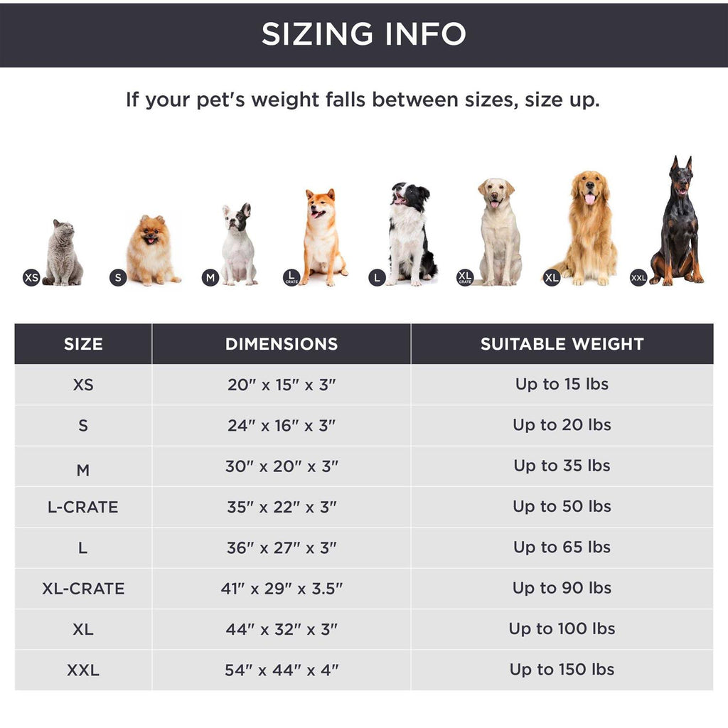 Orthopedic Waterproof Dog Bed with Removable Washable Cover F207002
