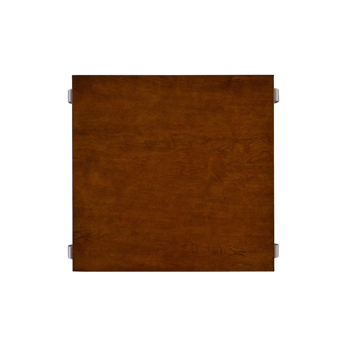 2- Shelf Indoor Accent Side Table, 23" Tall, Hazelnut E1250