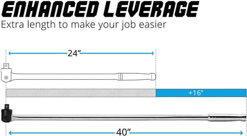 1 in. Drive 40 in. Breaker Bar W132