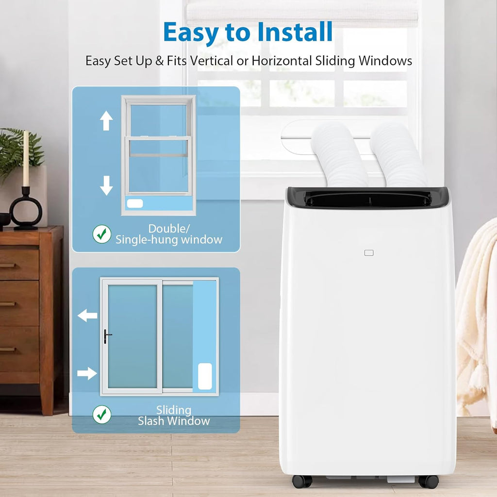 14000 BTUs Inverter Portable Air Conditioner and Heater Y533