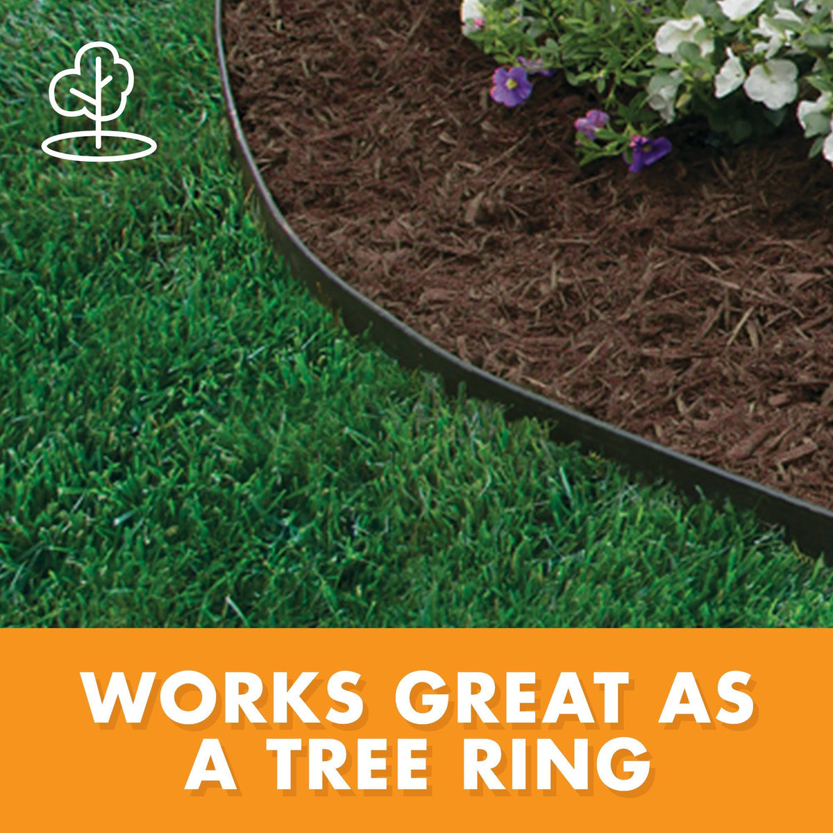 Plastic No-Dig Landscape Edging Kit 100-Feet P949