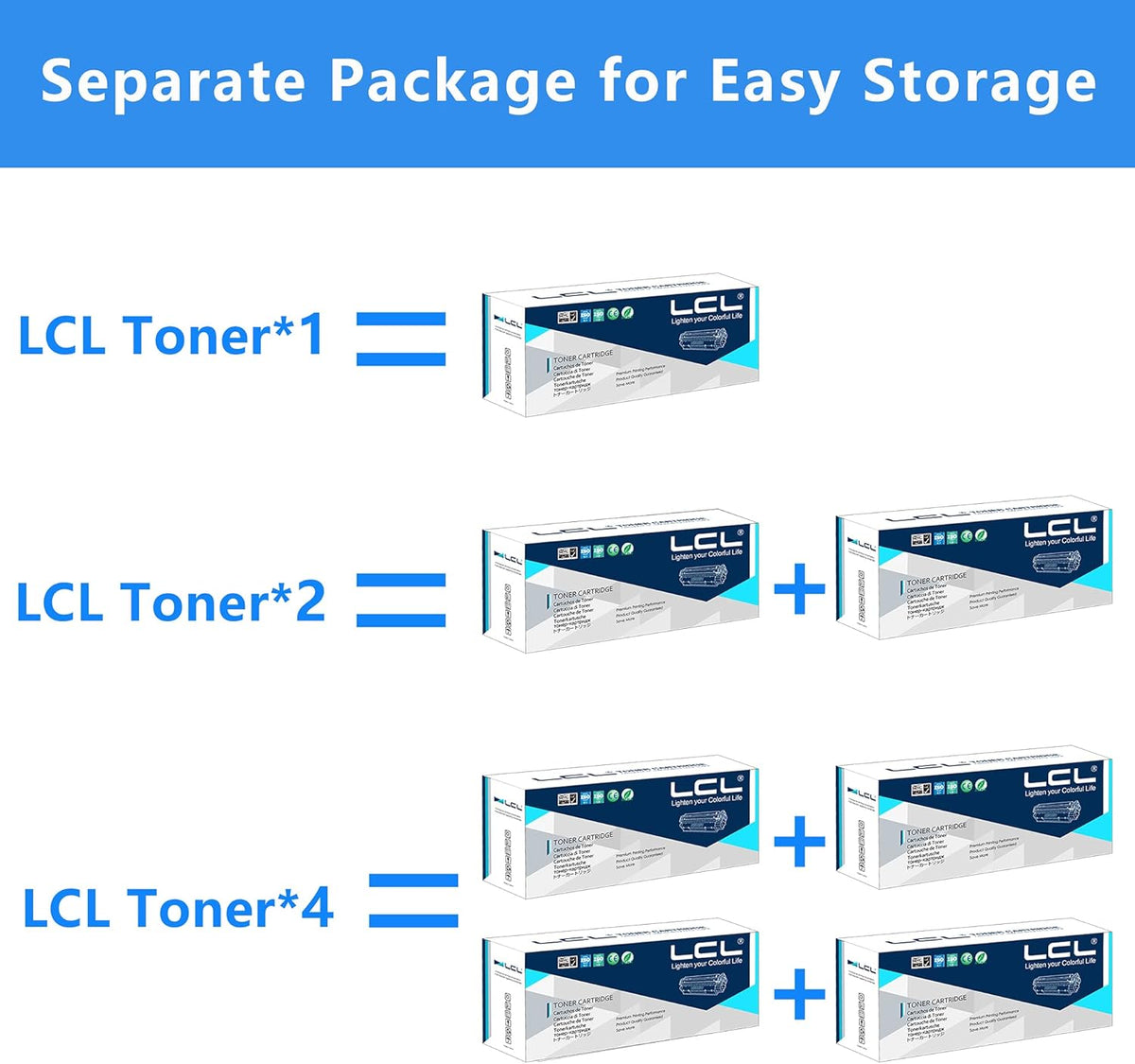 Compatible Toner Cartridge Replacement 2-Pack Black O953692