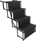 4/5 Steps Folding Pet Stairs Ramp Lightweight Portable Waterproof B98949