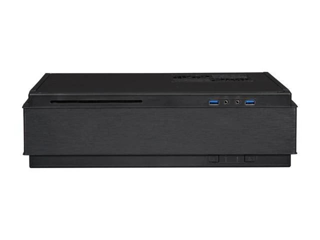 Black Slim Mini-ITX HTPC Gaming Case C6417