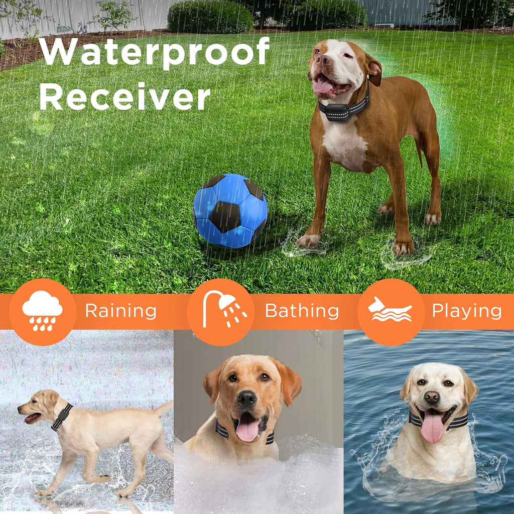 Dog Training Collar with Remote, Vibration Beep Modes, Waterproof Rechargeable, Pack of 2 V828876