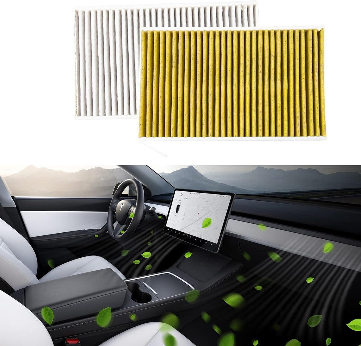 Replacement Cabin Air Filter Set of Two X9576
