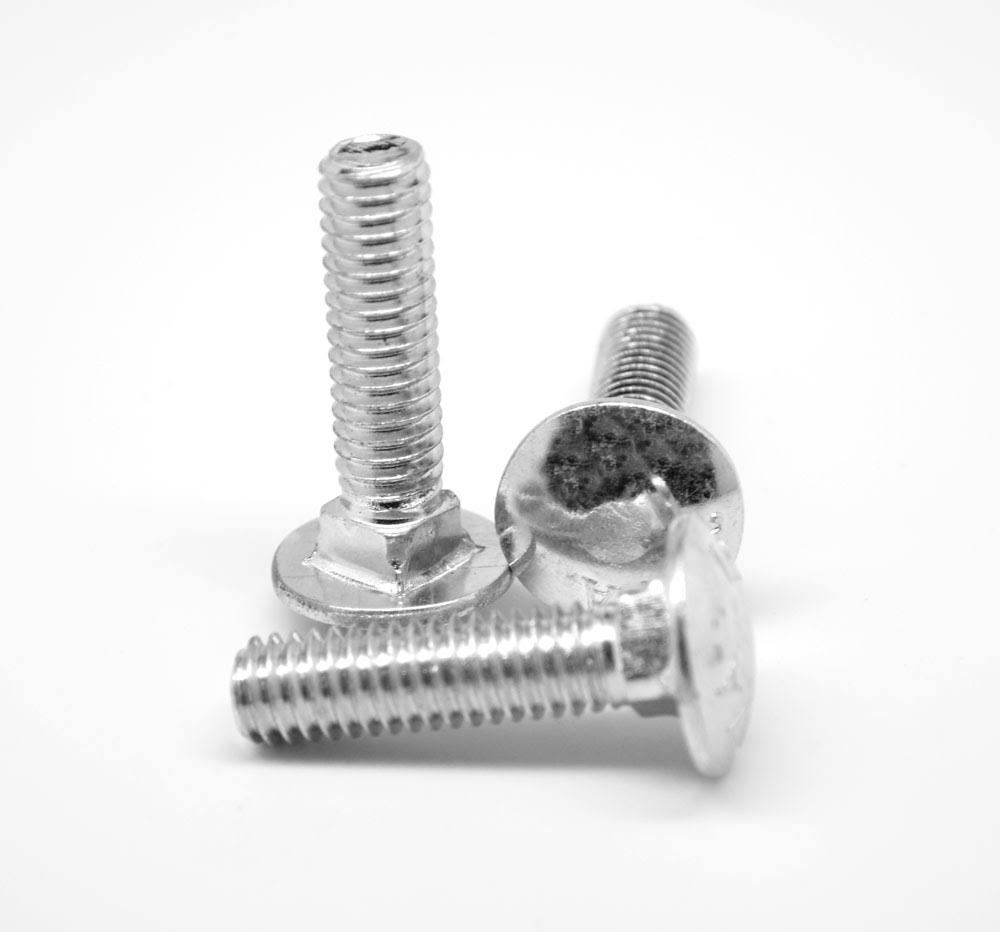 1/4x22-20 x 7x22 Coarse Thread Carriage Bolt Stainless Steel 18-8 Pk 250 S814