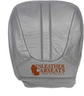 Gray Leather Driver Bottom Seat Cover P450
