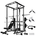 Power Cage with Cable Crossover and Squat Rack F728
