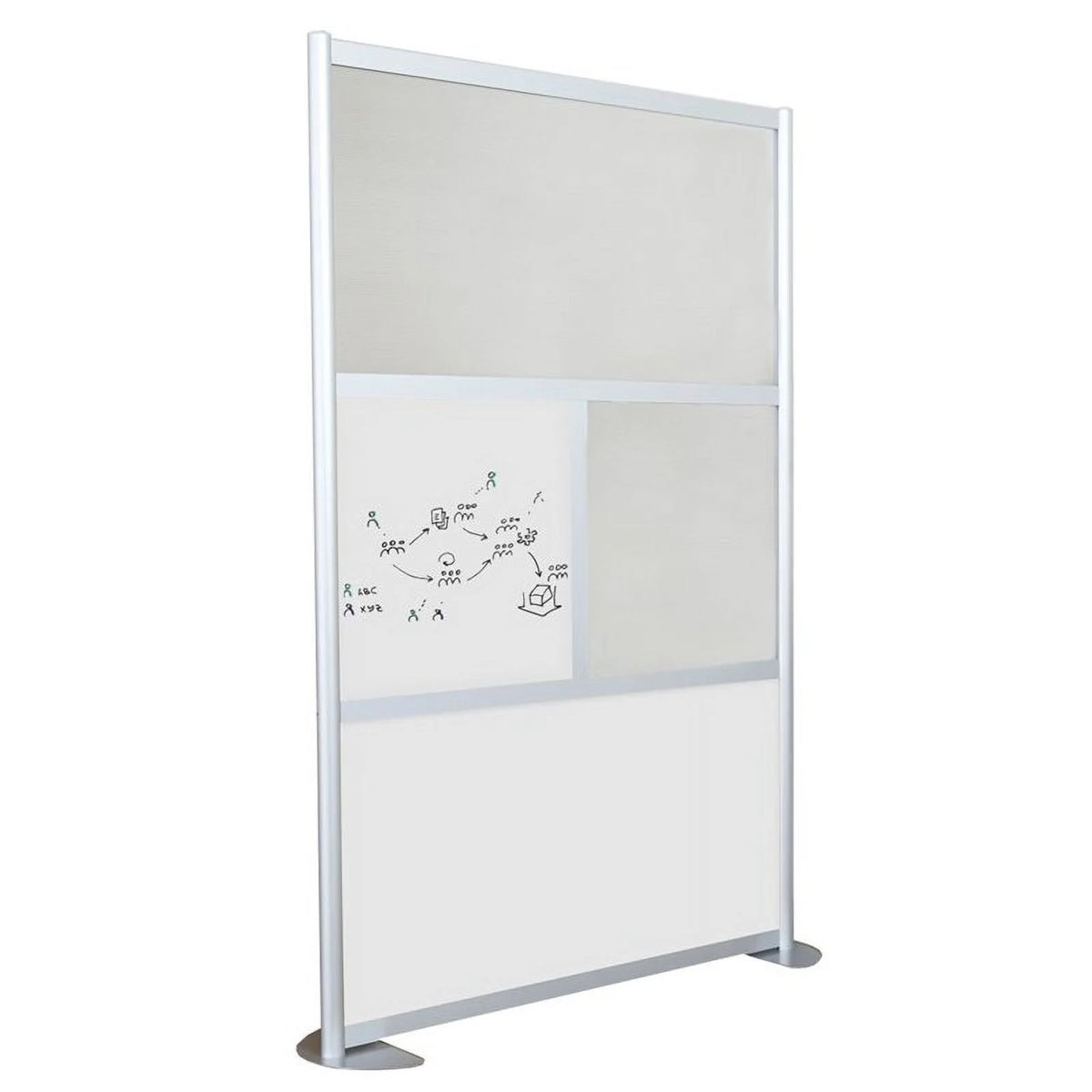 4 Panel Dry Erase Board Room Divider U86544