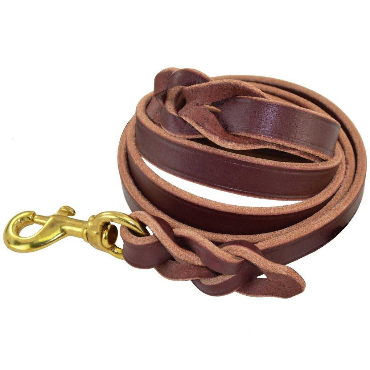Braided Leather Leash A616294