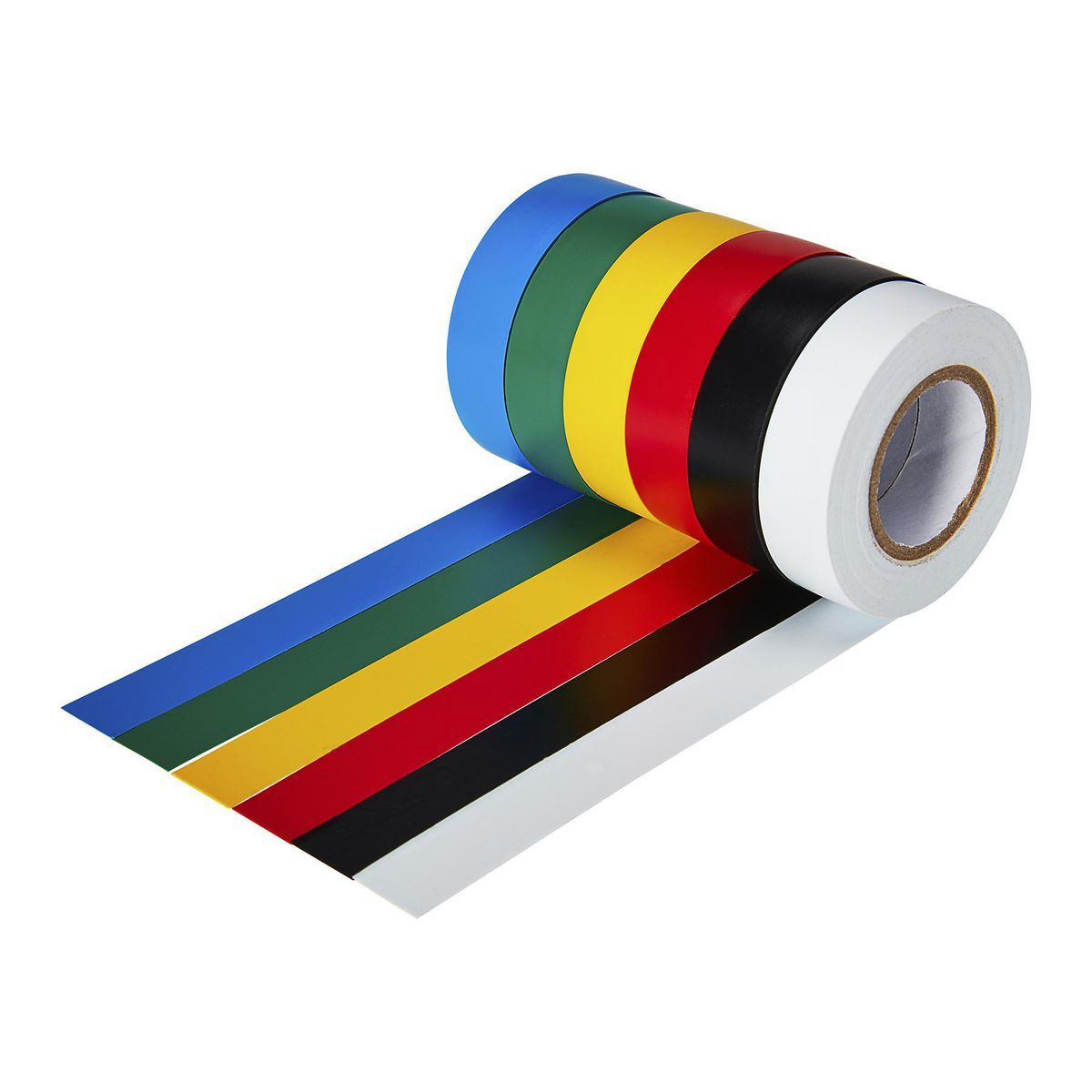 Multiple Color Electrical Tape, 6-Piece G33625
