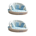 2-Pack Inflatable 3-Person Rafts O61990