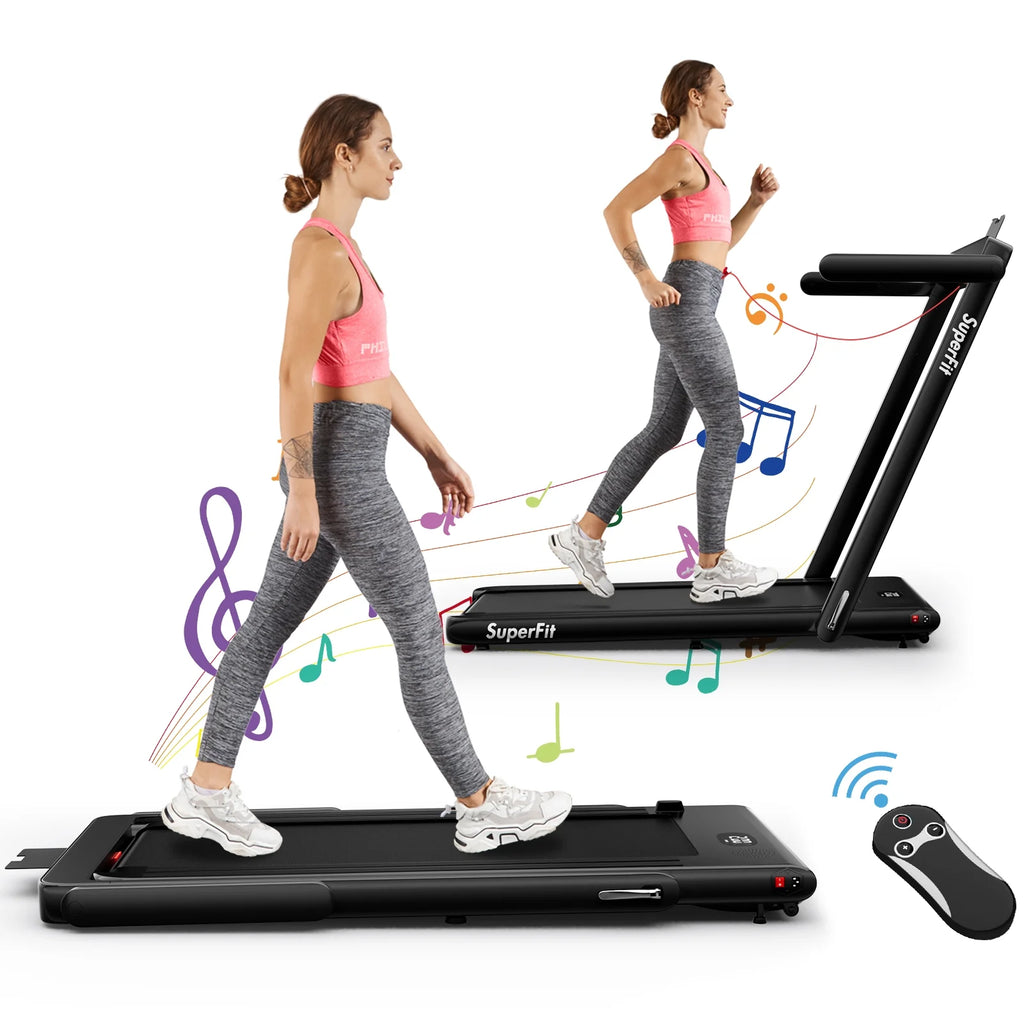 2.25HP Folding Treadmill with Remote Control A9449