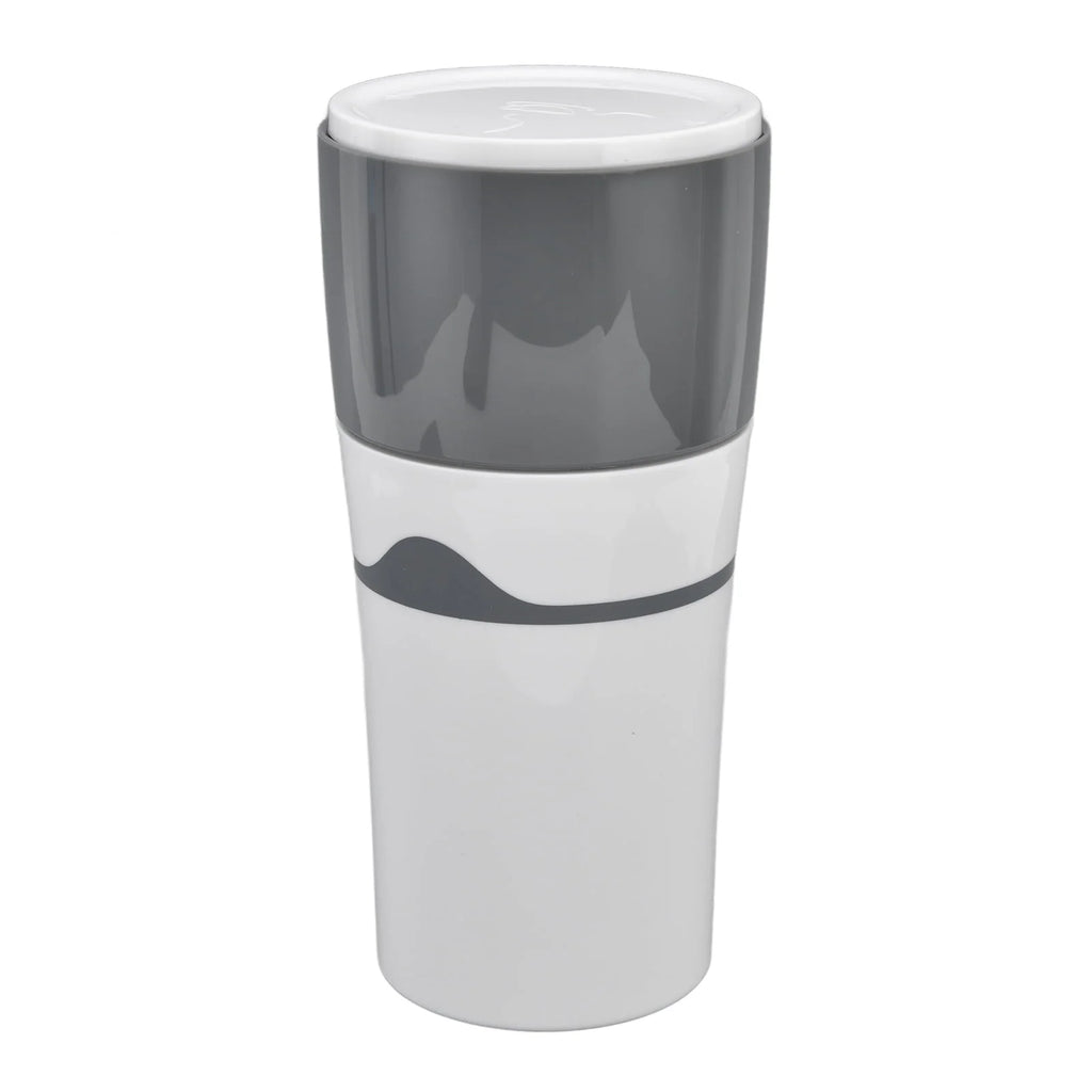 Portable PP Drip Coffee Maker for K Cups Gray White V678