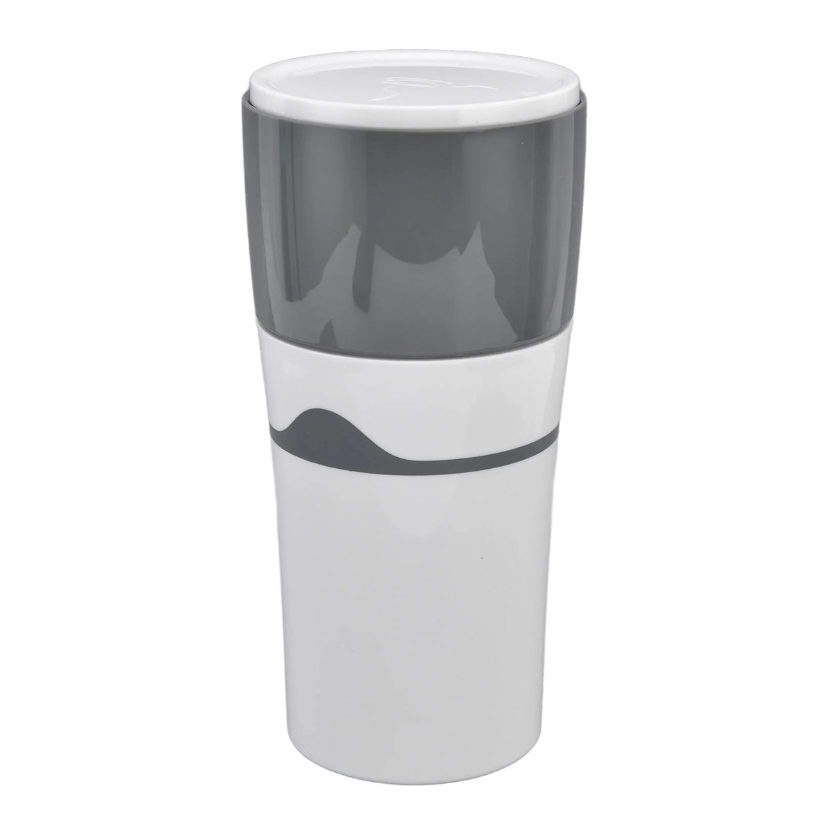 Portable PP Drip Coffee Maker for K Cups Gray White V678