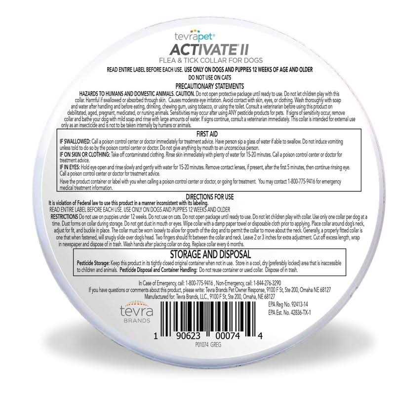 Flea & Tick Collar for Dogs E15709