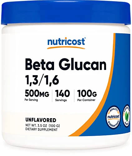 Beta Glucan Powder 100 Grams Non GMO O176