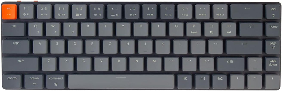 Ultra-Slim 65% Layout 68 Keys Wireless Mechanical Keyboard J808408