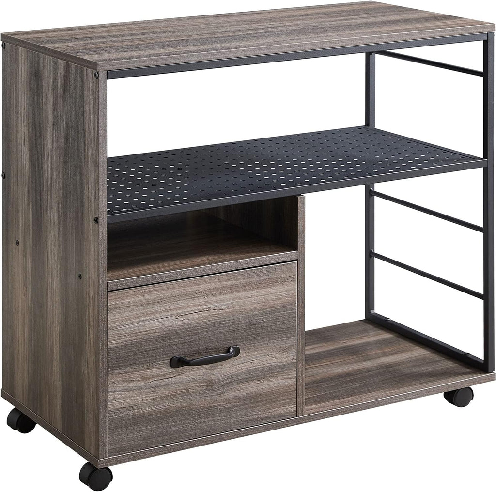 Industrial File Cabinet with Wheels U37501