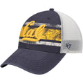 Men's Navy White Trucker Snapback Hat Z139682