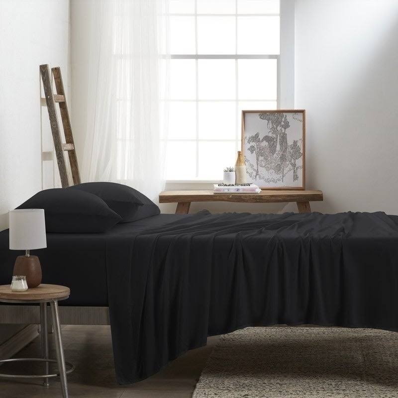 Rayon from Bamboo 4-Piece King Bed Sheet Set J181