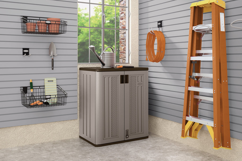 2-Shelf Resin Base Cabinet U938