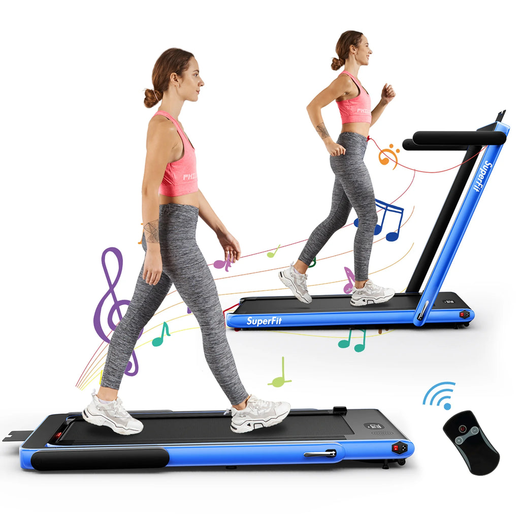 2.25HP Folding Treadmill with Remote Control A9449