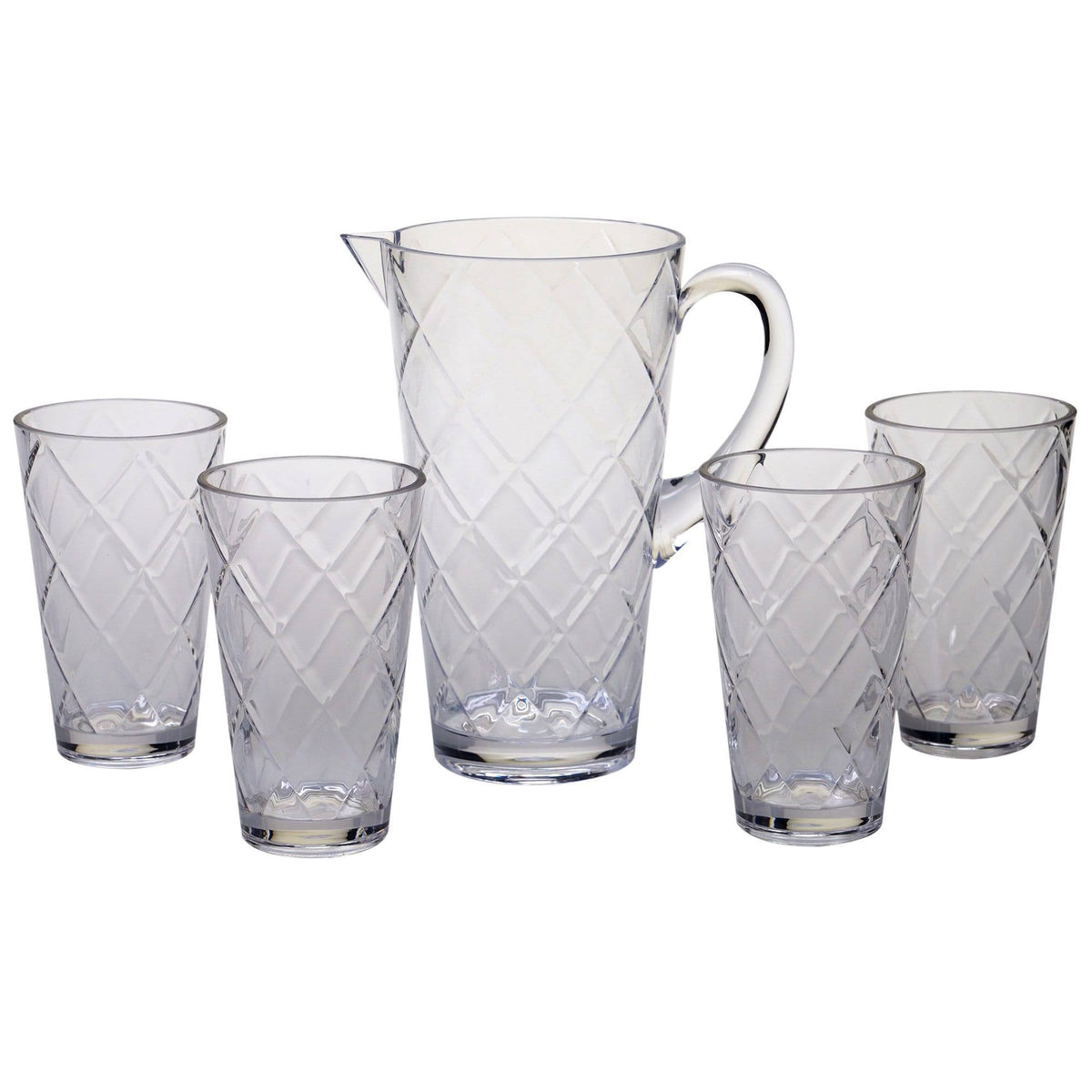 Clear Acrylic 5-Pc. Drinkware Set C762