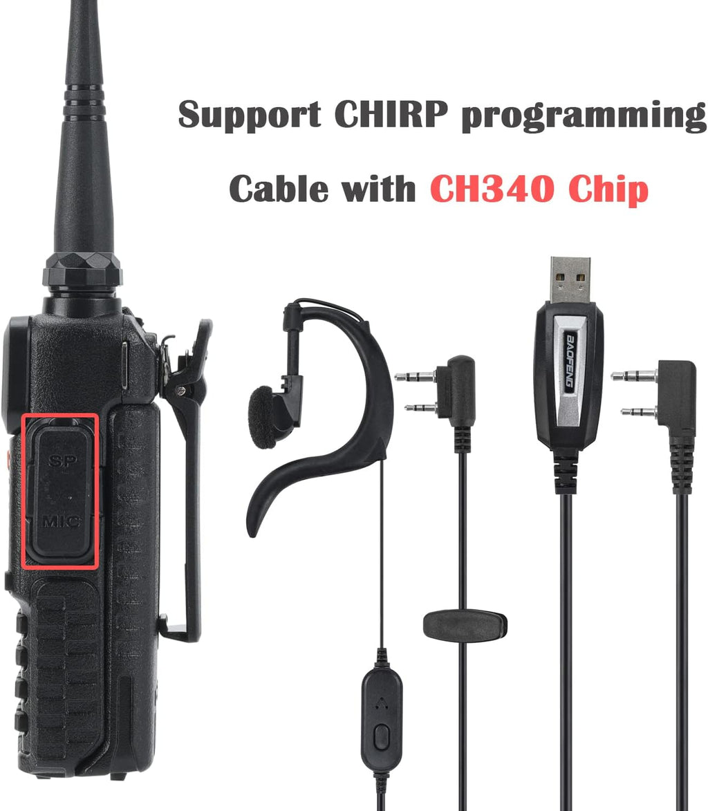 2 Pcs Dual Band Amateur Radio VHF/UHF Walkie Talkie K647