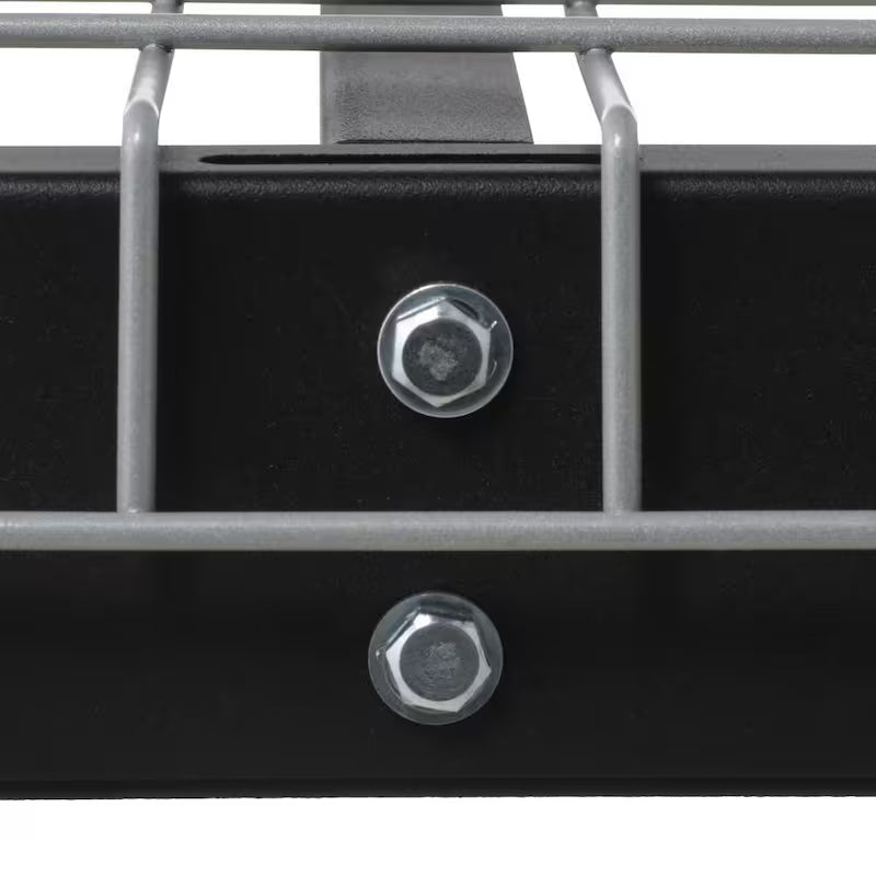 Adjustable Height Garage Overhead Ceiling Storage Rack in Black P639993