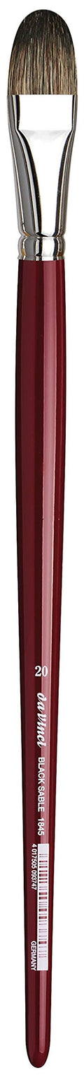 Black Sable Oil Filbert 20 Brush Z21027