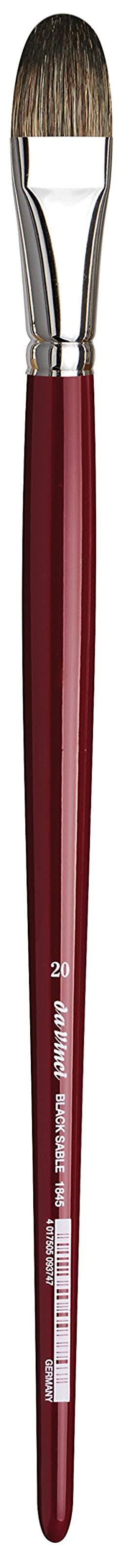Black Sable Oil Filbert 20 Brush Z21027