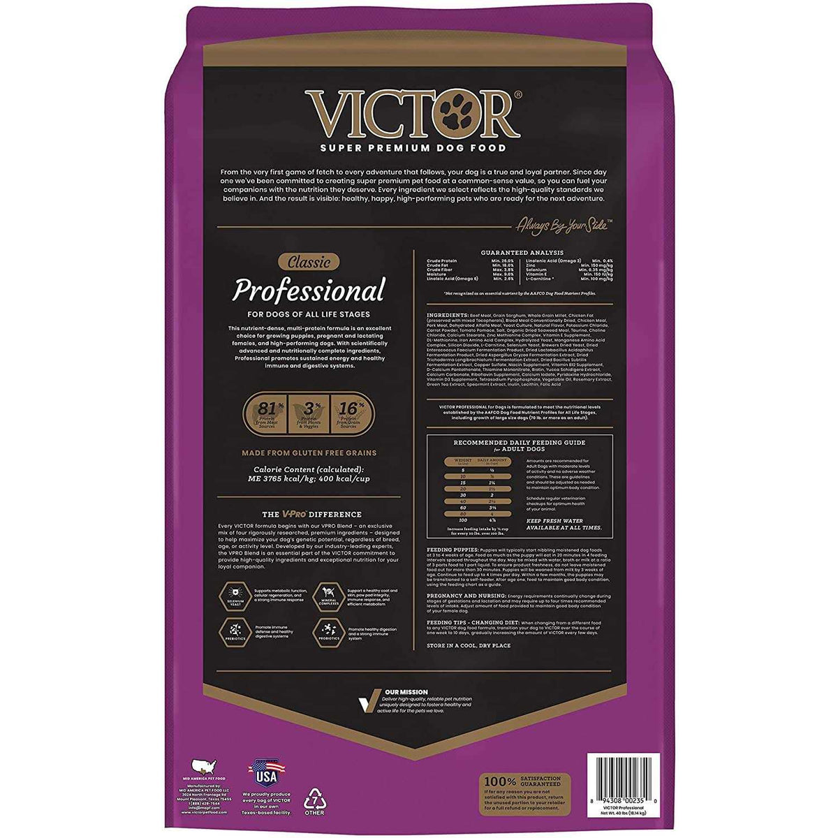 Professional Dog Food N500324