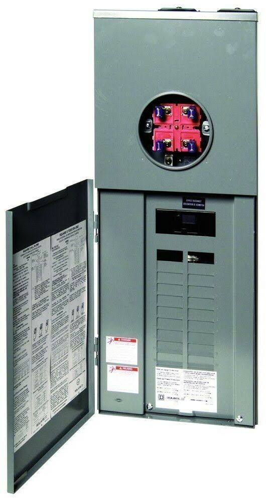 200 Amp 20-Space 40-Circuit Outdoor Overhead Service T3628