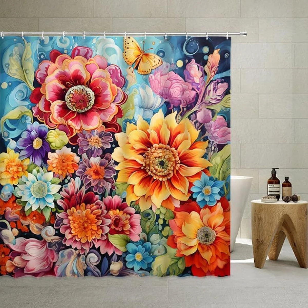 Floral Watercolor Garden X539405