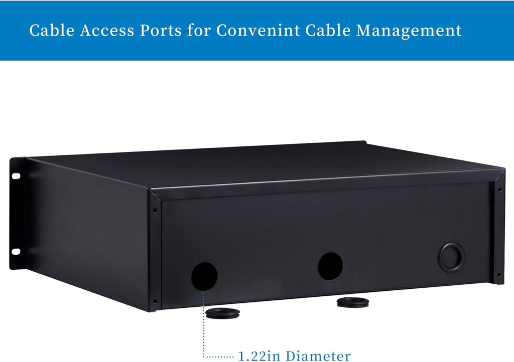 3U Rack Mount Drawer with Lock and Key I770