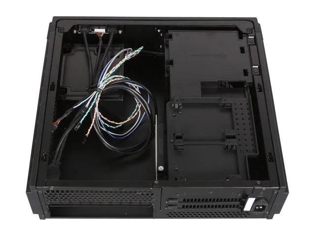 Black Slim Mini-ITX HTPC Gaming Case C6417