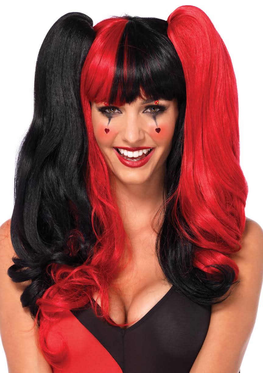 Black and Red Wig Q790463