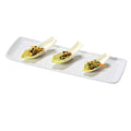 White Rectangular Melamine Platter M94619