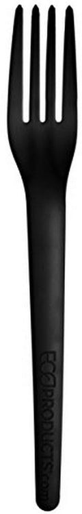 Compostable Forks 7-Inch Black Case of 1000 U557