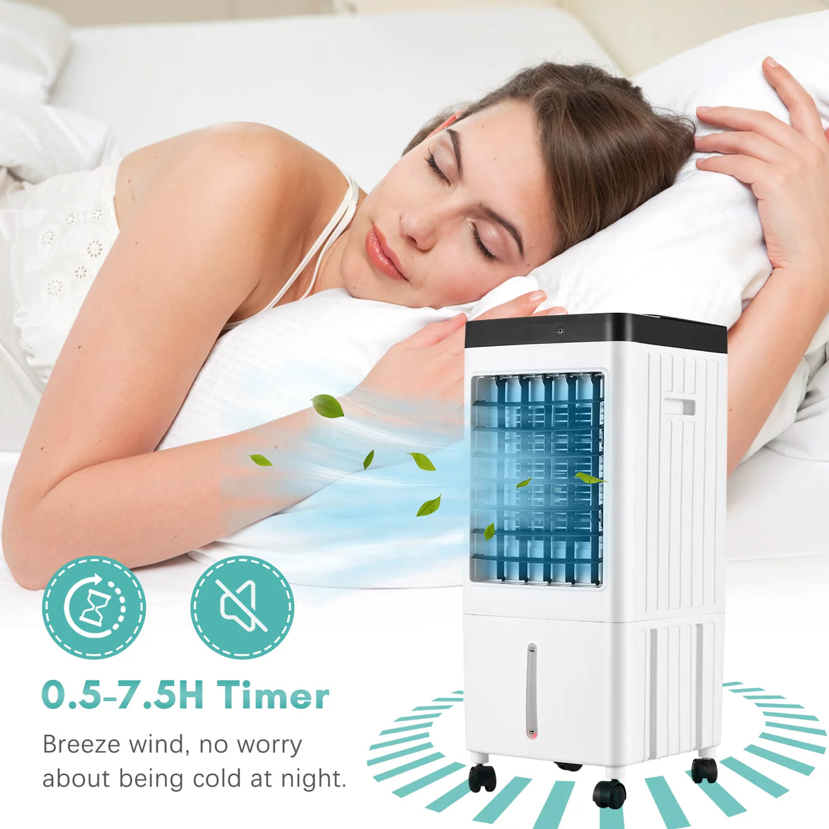 Portable Air Conditioner Cooler Fan with 3 Wind Speeds V558