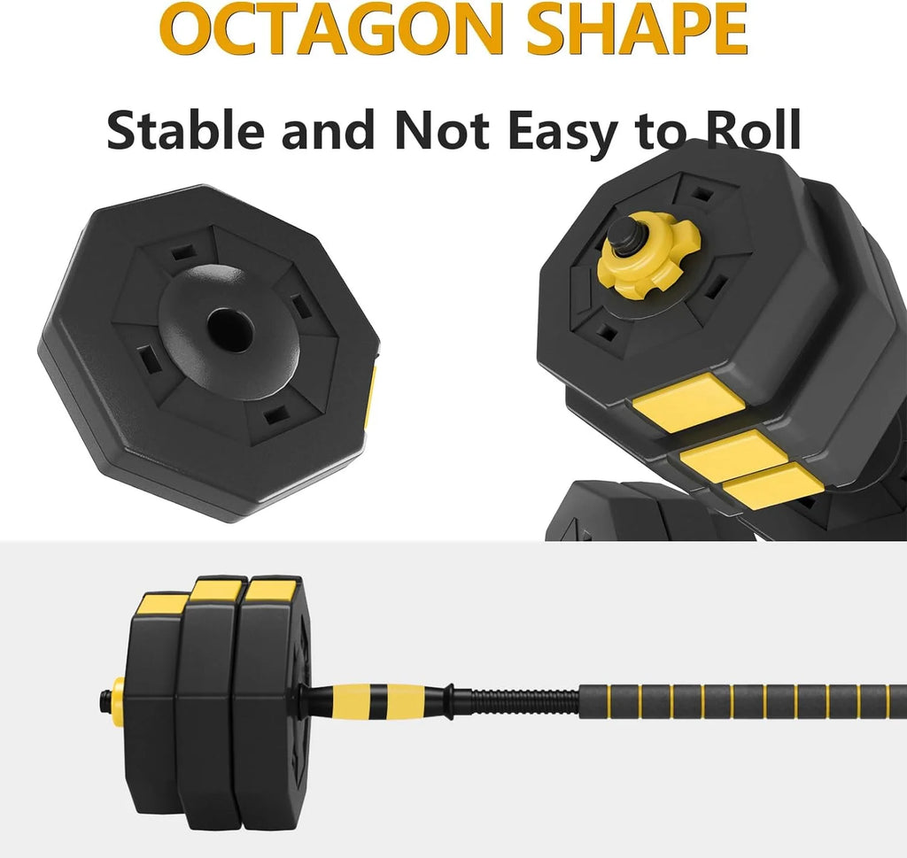 Adjustable Dumbbells Set 55LB 66LB 3 in 1 N363