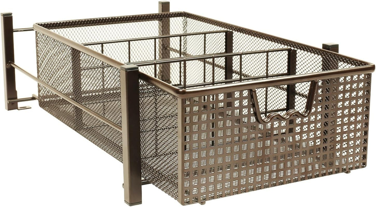 Bronze Mesh Cabinet Basket Organizer X6524