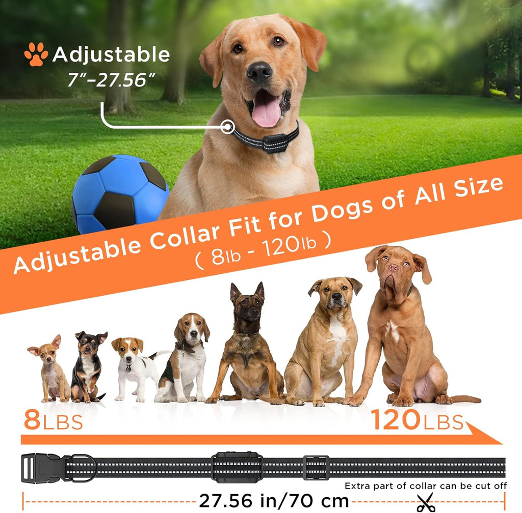 Dog Training Collar with Remote, Vibration Beep Modes, Waterproof Rechargeable, Pack of 2 V828876
