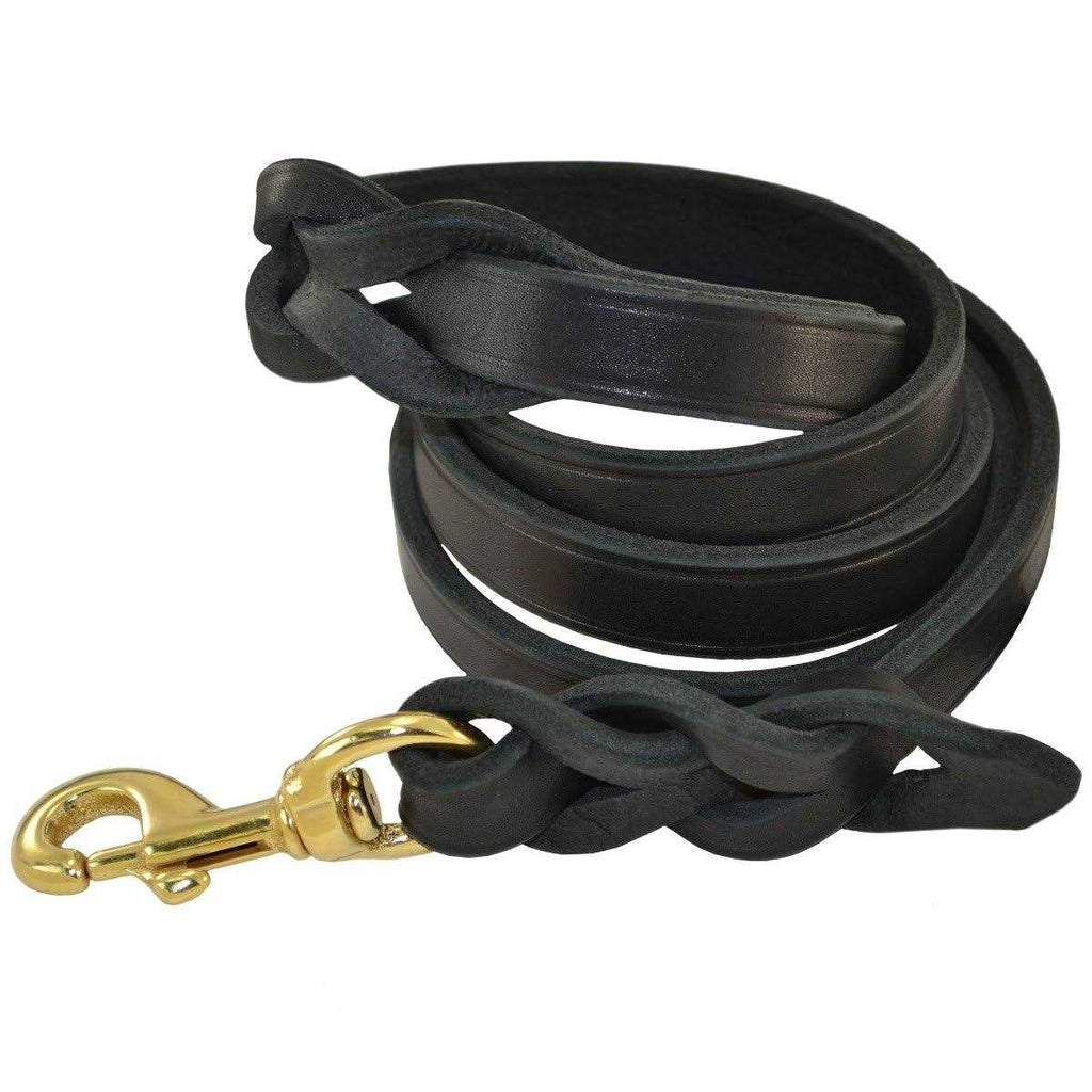 Braided Leather Leash A616294