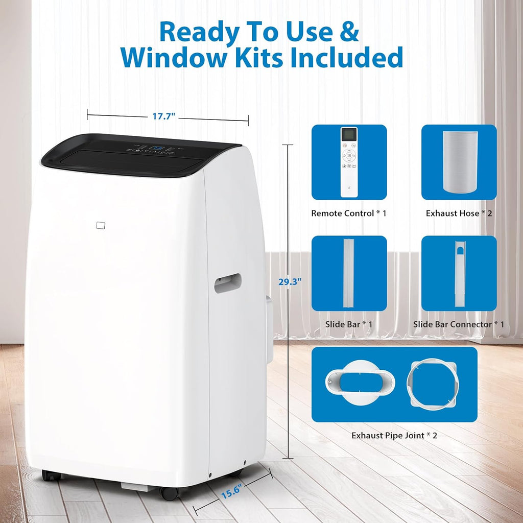 14000 BTUs Inverter Portable Air Conditioner and Heater Y533