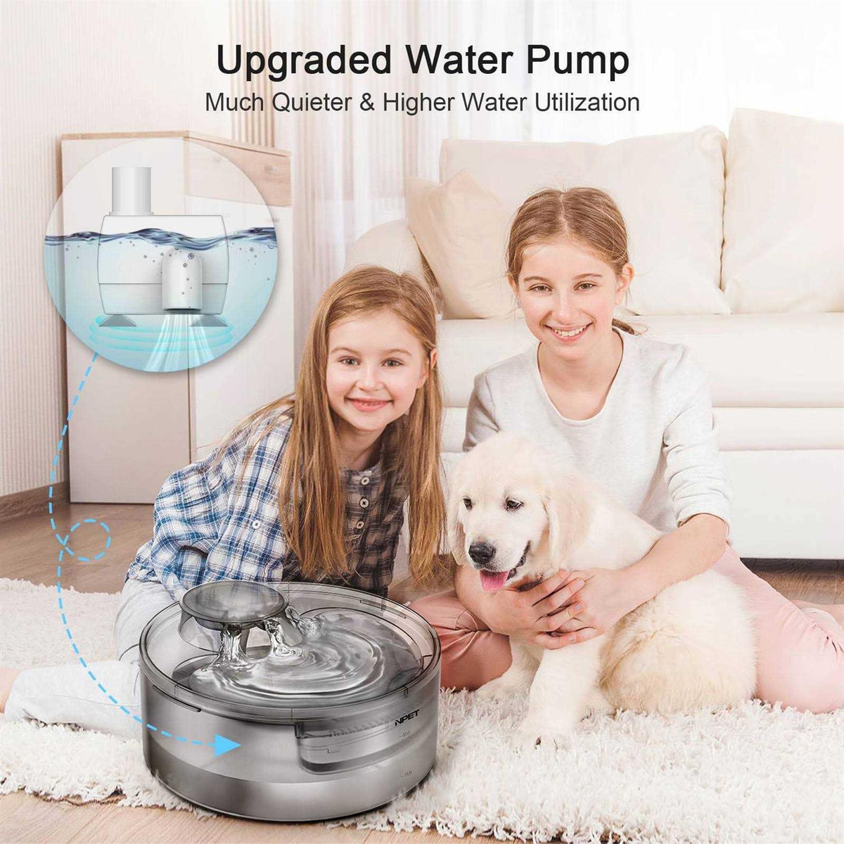 Automatic Dog Water Fountain 1.3 Gallon K297714