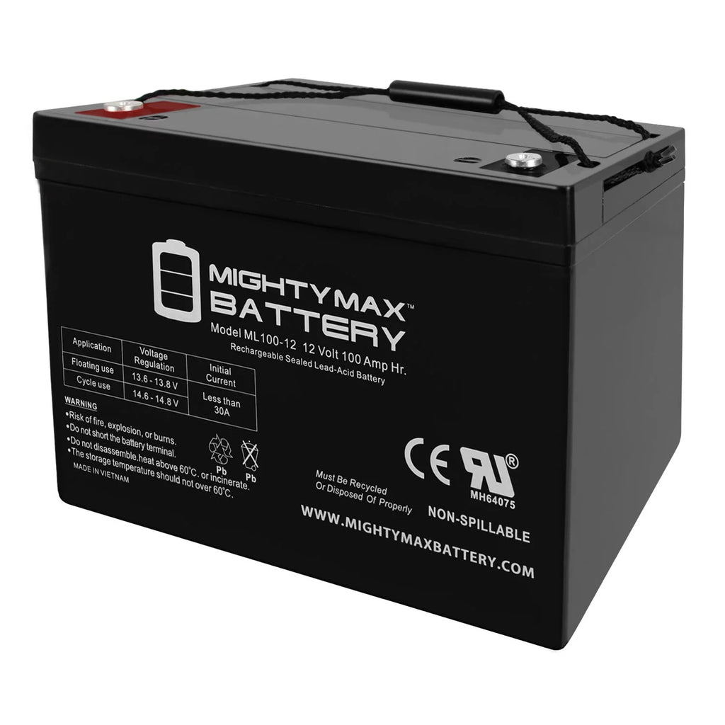 12V 100AH Deep Cycle VRLA Battery M9076