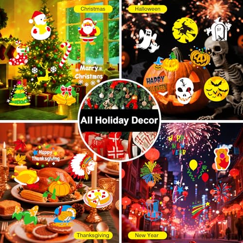 Christmas Halloween Outdoor Projector Lights B77226